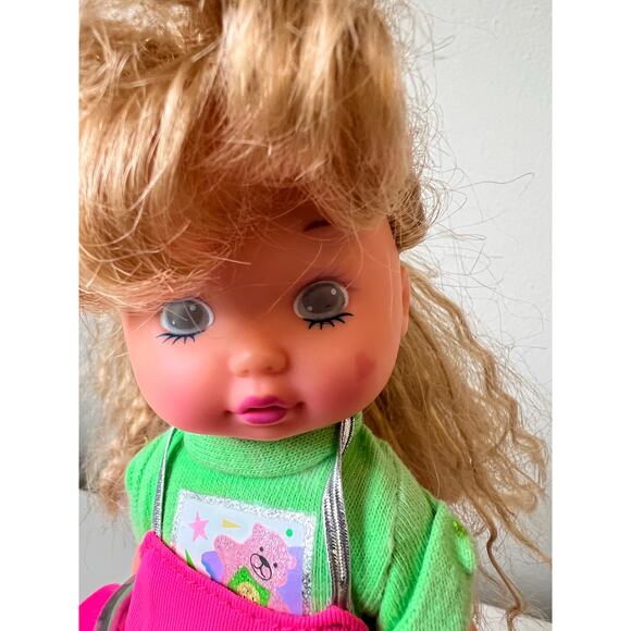 Mattel Wee Lil Miss Makeup Triple Change Doll 1989 - Picture 2 of 10